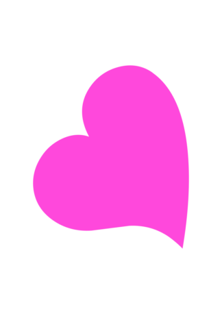 Simple Heart Silhouette - free svg file for members