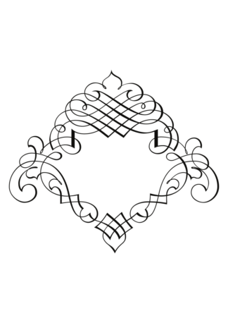 Ornamental Frame  Clipart Free SVG File
