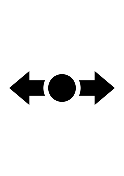 Open Left and Right Arrow Free SVG FIle