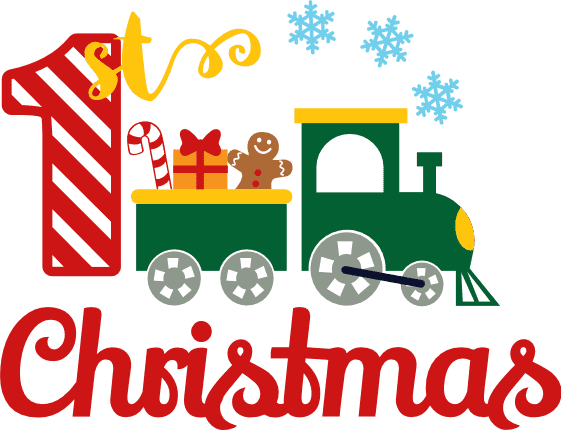 1st-christmas-train-newborn-baby-free-svg-file-SvgHeart.Com