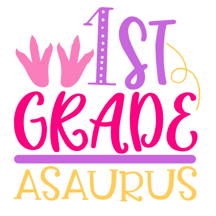 1st-grade-asaurus-back-to-school-free-svg-file-SvgHeart.Com