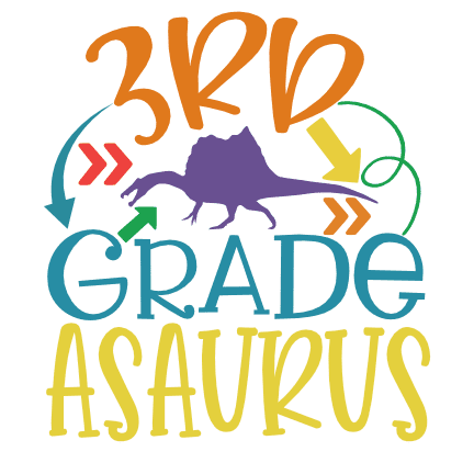 3rd-grade-asaurus-elementary-school-free-svg-file-SvgHeart.Com