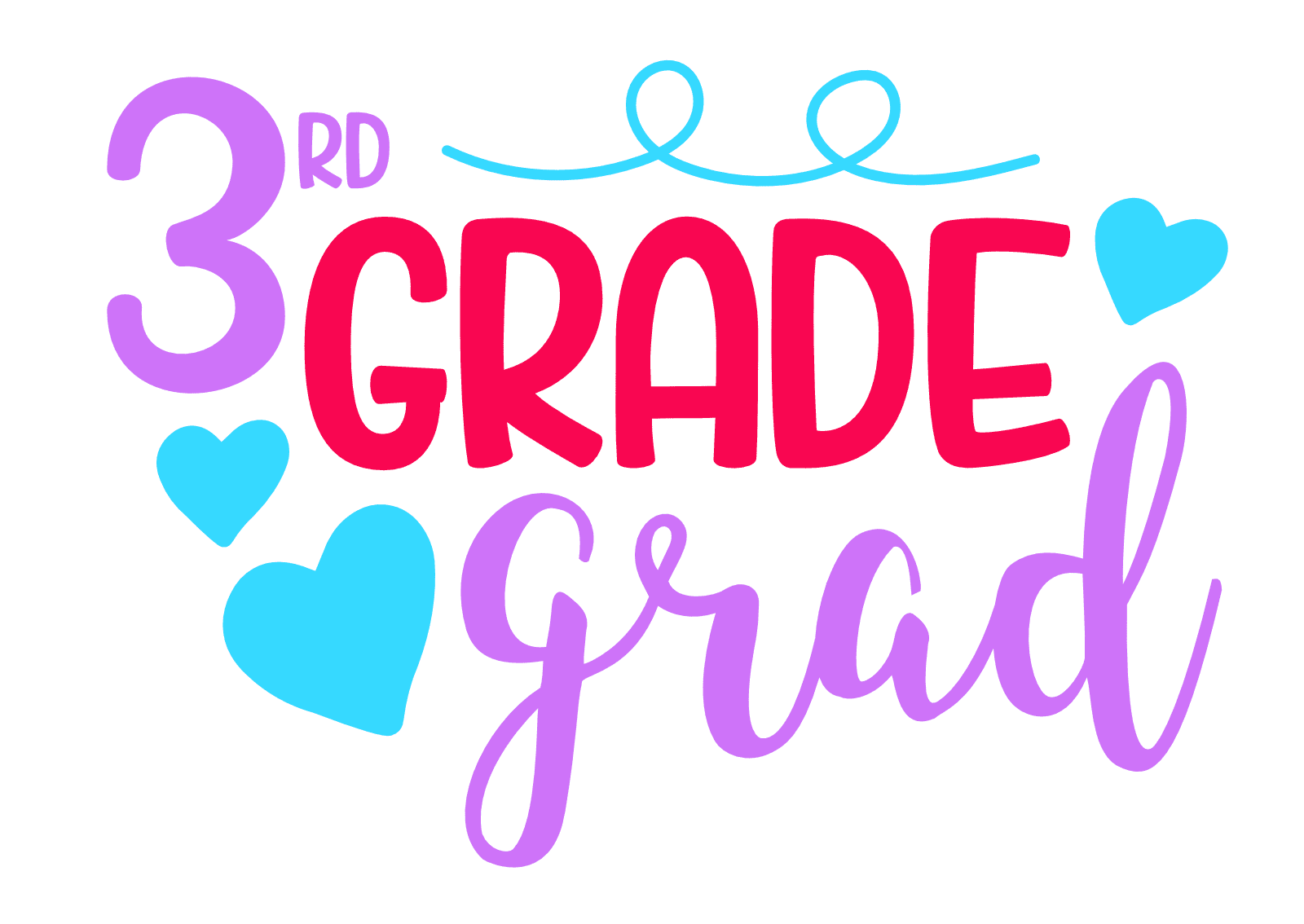 3rd-grade-grade-graduation-free-svg-file-SvgHeart.Com