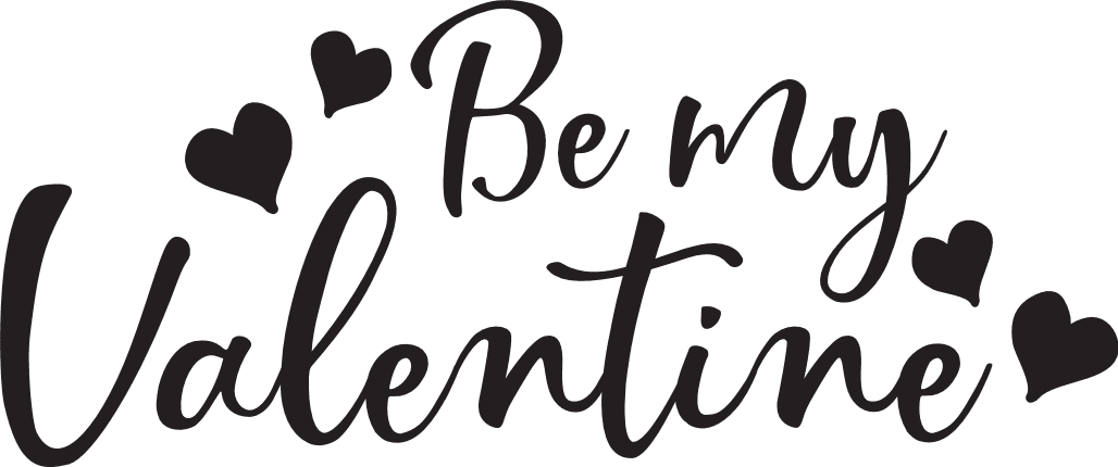 be my valentine, valentine's day free svg file - SVG Heart