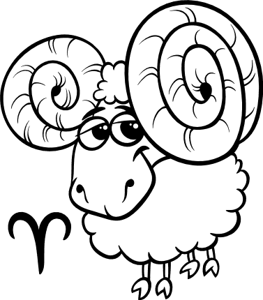 Aries, ram, zodiac, horoscope sign free svg file - SVG Heart