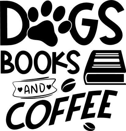 Dogs Books And Coffee Svg Cutting File – artprintfile