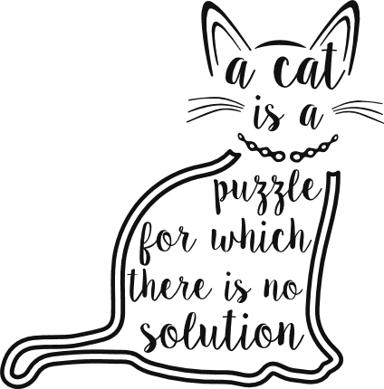 a-cat-is-a-puzzle-for-which-there-is-no-solution-pet-lover-free-svg-file-SvgHeart.Com