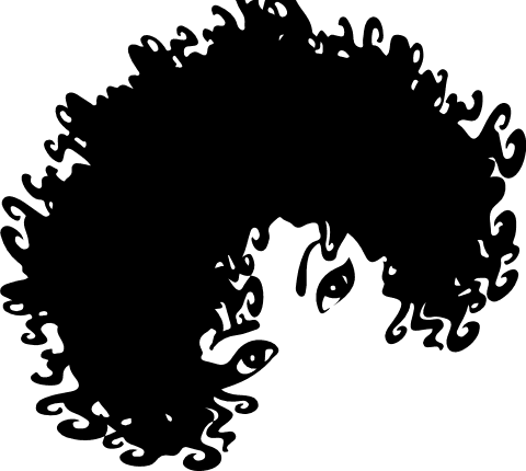 afro-girl-head-curly-hair-black-woman-free-svg-file-SvgHeart.Com