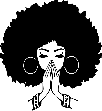 afro-girl-praying-free-svg-file-SvgHeart.Com