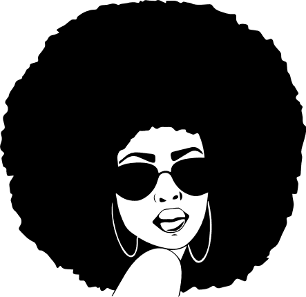 afro-girl-with-curly-hair-and-sunglasses-black-woman-free-svg-file-SvgHeart.Com