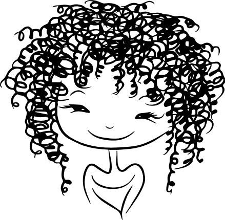 afro-girl-with-curly-hair-free-svg-file-SvgHeart.Com