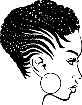 Afro Girl PNG Transparent Images Free Download, Vector Files