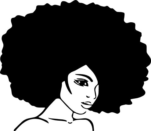 afro-woman-girl-with-curly-hair-free-svg-file-SvgHeart.Com