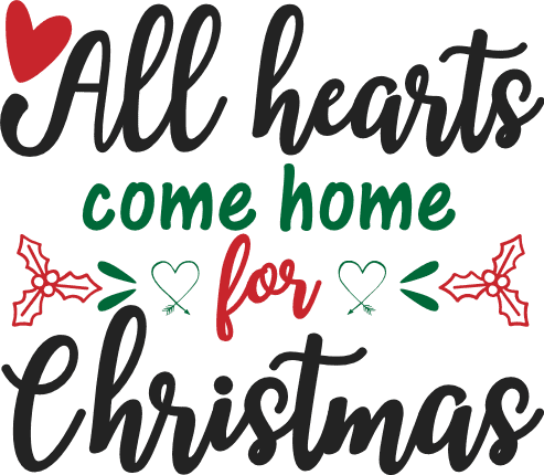 jingle bells, christmas - free svg file for members - SVG Heart