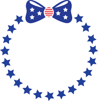 america-bow-and-circle-stars-monogram-frame-4th-of-july-free-svg-file-SvgHeart.Com