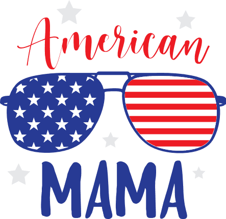 american-mama-usa-flag-sunglasses-4th-of-july-free-svg-file-SvgHeart.Com