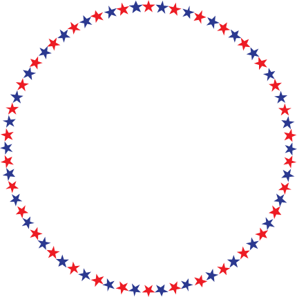 american-stars-circle-monogram-frame-4th-of-july-free-svg-file-SvgHeart.Com