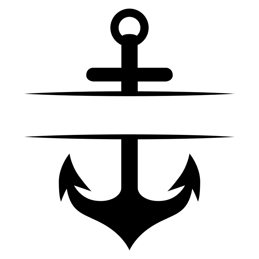 anchor-split-text-frame-sailing-ship-free-svg-file-SvgHeart.Com