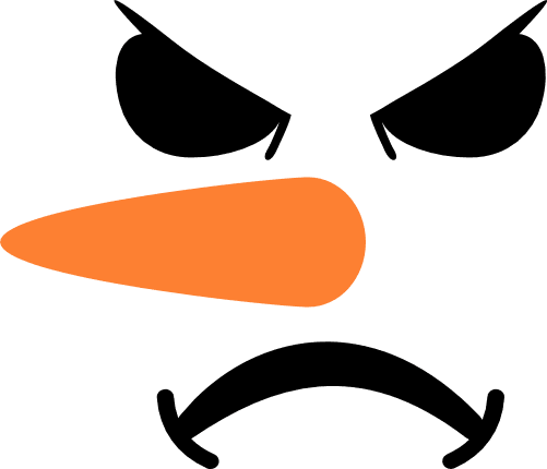 angry-snowman-face-winter-free-svg-file-SvgHeart.Com