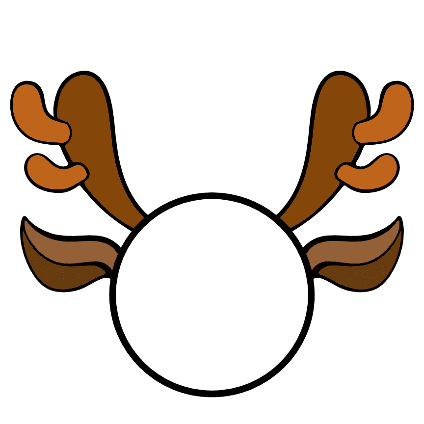 antlers-monogram-frame-christmas-free-svg-file-SvgHeart.Com