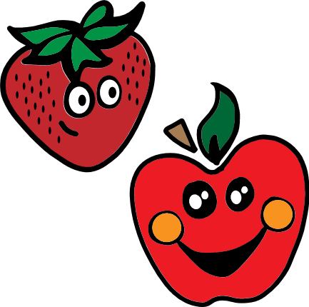 apple-and-strawberry-clipart-fruits-free-svg-file-SvgHeart.Com