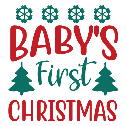 babys-first-christmas-free-svg-file-SvgHeart.Com