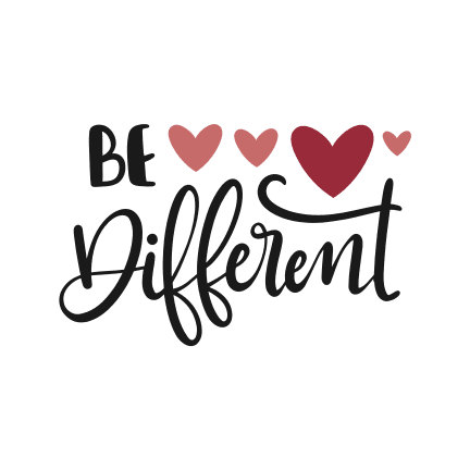 be-different-free-svg-file-heart-shape-SvgHeart.Com