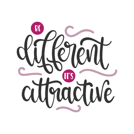 be-different-its-attractive-free-svg-file-SvgHeart.Com
