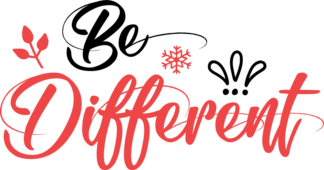 be-different-sign-inspirational-free-svg-file-SvgHeart.Com