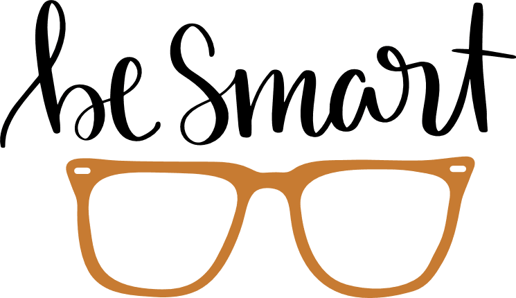 be-smart-eyeglasses-inspirational-free-svg-file-SvgHeart.Com