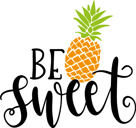 be-sweet-pineapple-inspirational-free-svg-file-SvgHeart.Com