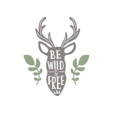 be-wild-and-free-deer-head-hunting-free-svg-file-SvgHeart.Com