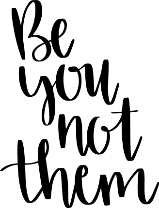 be-you-not-them-inspirational-free-svg-file-SvgHeart.Com