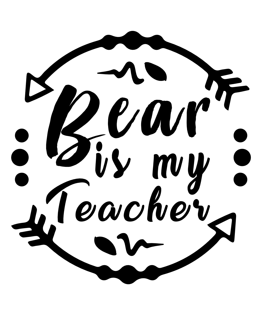 bear-is-my-teacher-funny-free-svg-file-SvgHeart.Com