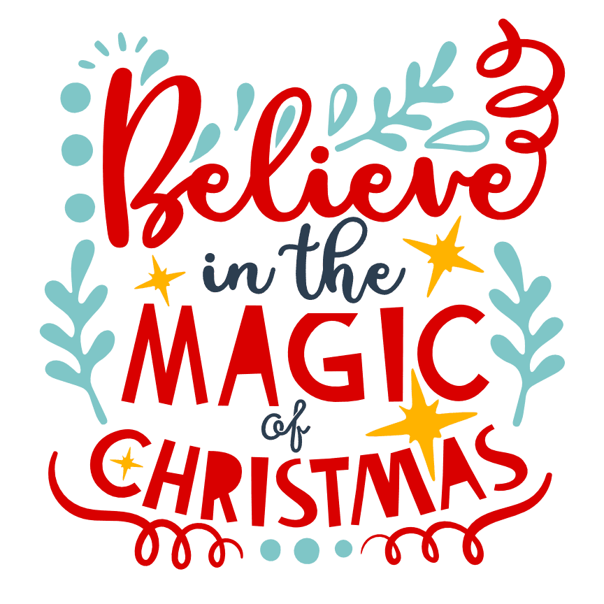 believe-in-the-magic-of-christmas-holiday-free-svg-file-SvgHeart.Com