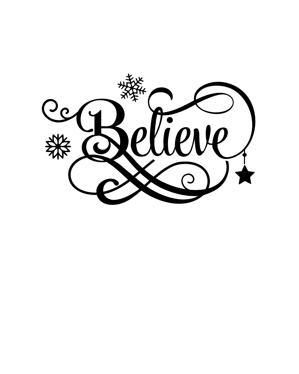 believe-sign-christmas-free-svg-file-SvgHeart.Com
