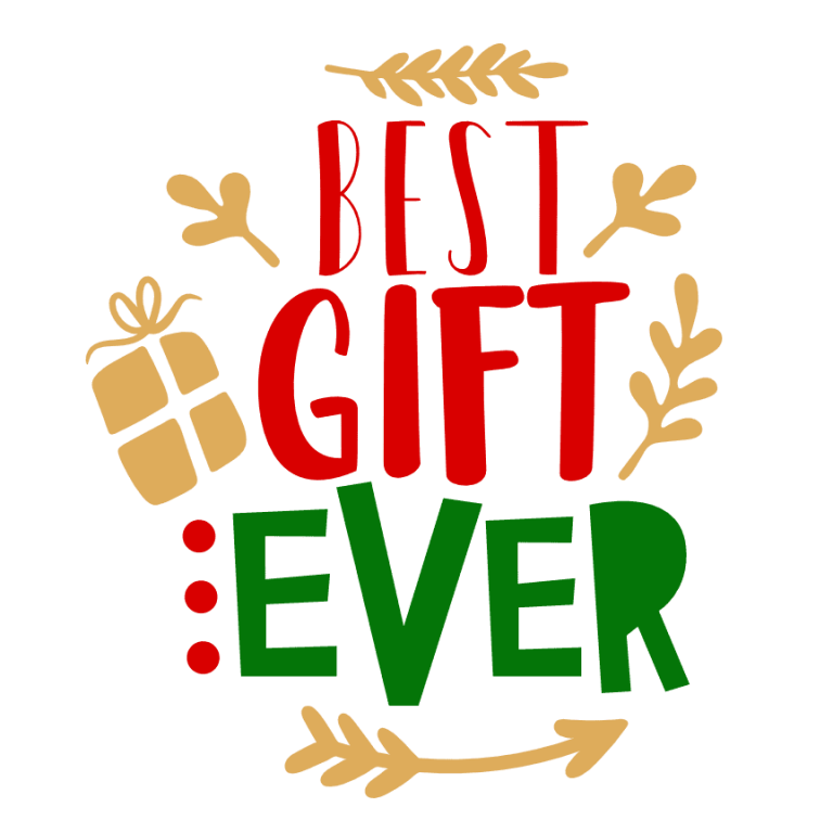 Best Gift Ever, Christmas Free Svg File SVG Heart