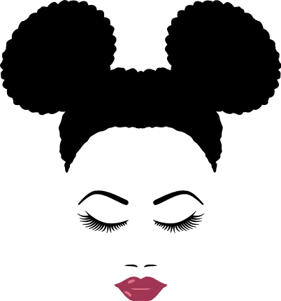 black-girl-with-hair-puff-melanin-lady-free-svg-file-SvgHeart.Com
