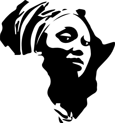 black-woman-face-africa-map-free-svg-file-SvgHeart.Com