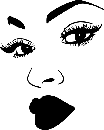 black-woman-face-melanin-free-svg-file-SvgHeart.Com