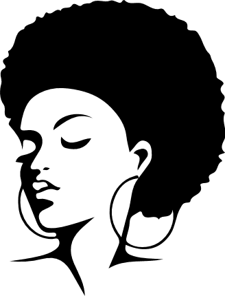 black-woman-head-afro-girl-free-svg-file-SvgHeart.Com