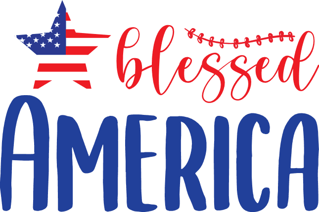 blessed-america-patriotic-4th-of-july-free-svg-file-SvgHeart.Com