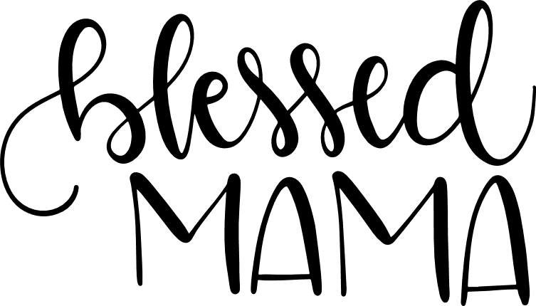 Blessed Mama Mothers Day Free Svg File Svg Heart