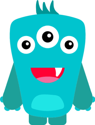 blue-monster-with-triple-eye-free-svg-file-SvgHeart.Com