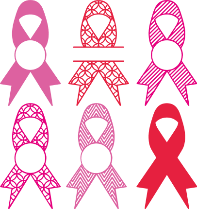 breast-cancer-awareness-ribbon-monogram-frame-bundle-free-svg-file-SvgHeart.Com