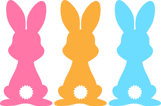 bunnies-from-the-back-easter-free-svg-file-SvgHeart.Com