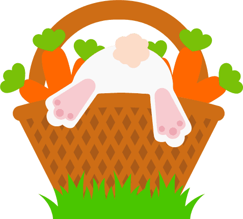 bunny-basket-with-carrots-easter-free-svg-file-SvgHeart.Com