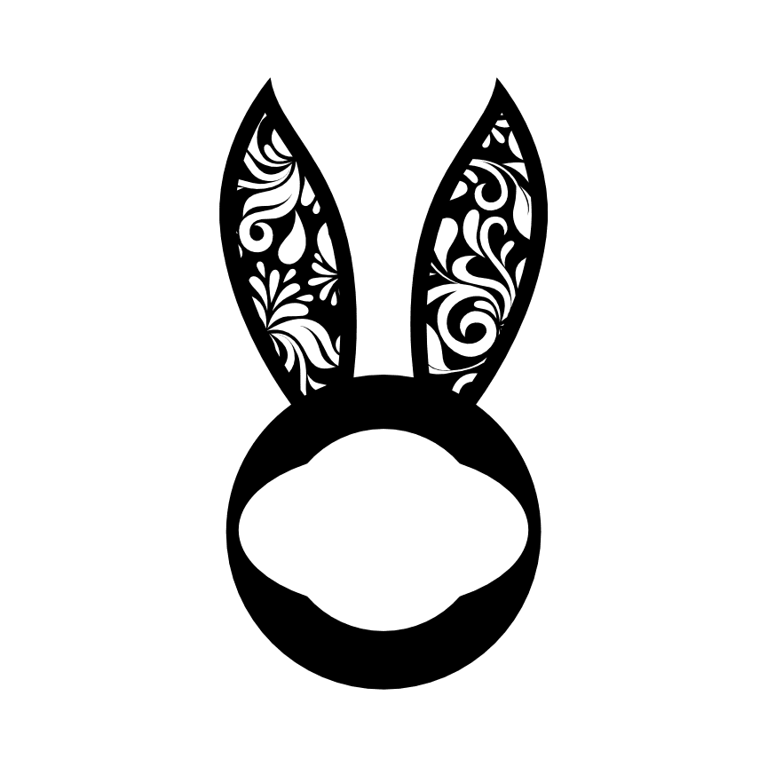 bunny-ears-monogram-farm-animal-easter-free-svg-file-SvgHeart.Com