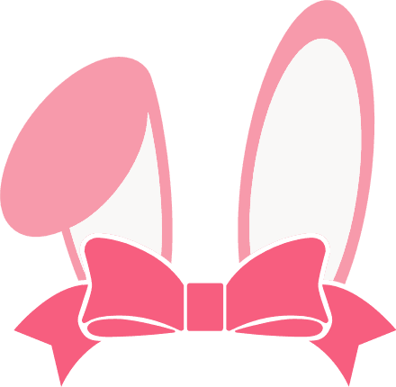 bunny-ears-with-bow-easter-free-svg-file-SvgHeart.Com