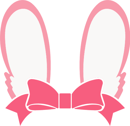 bunny-ears-with-bow-easter-free-svg-file-SvgHeart.Com